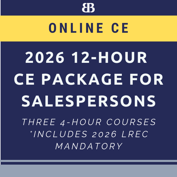 2026 12 Hour Salesperson Package with 2026 Mandatory