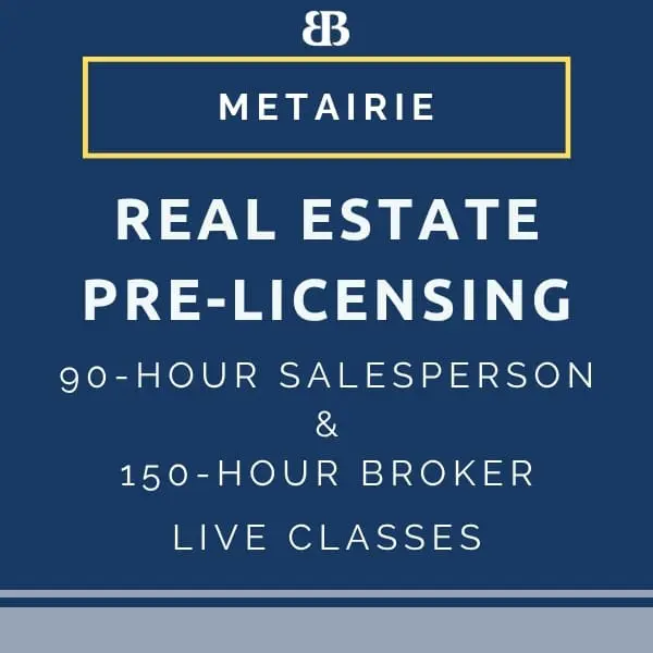 2 Product Real Estate Pre Licensing Salesbroker Classes Metairie Classroom