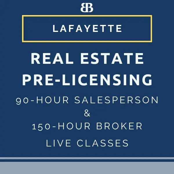 5 Product Real Estate Pre Licensing Salesbroker Classes Lafayette Classroom