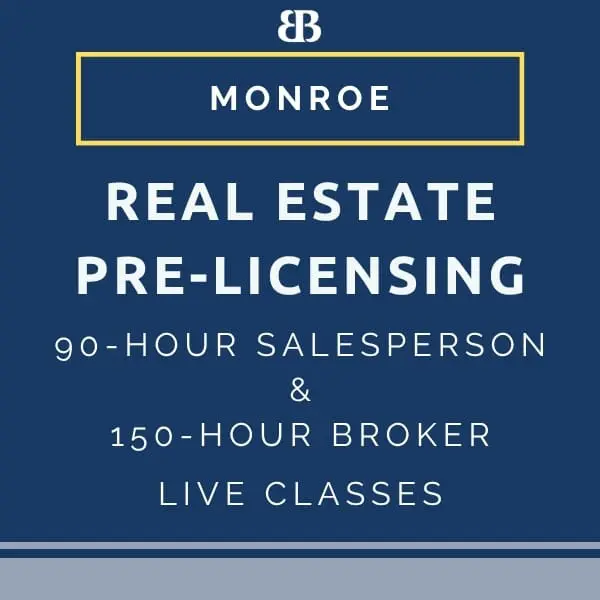 6 Product Real Estate Pre Licensing Salesbroker Classes Monroe Classroom