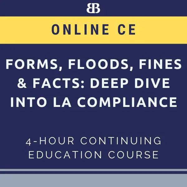 Forms, Floods, Fines & Facts Deep Dive into Louisiana Compliance