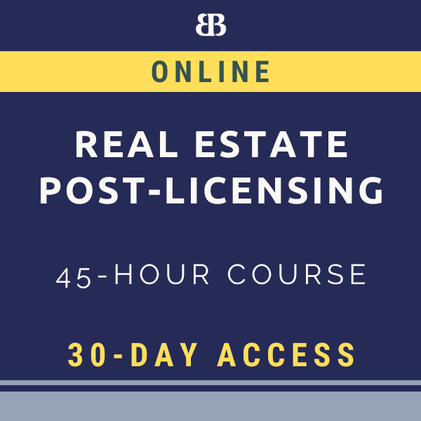 Online Product Real Estate 45-Hour Post-Licensing with 30-Day Access